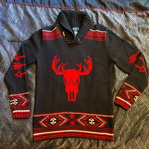 RARE Polo Ralph Lauren Reindeer Christmas sweater